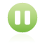 green, Pause, button Icon