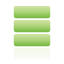 Database, green Black icon