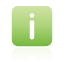 button, Information, green Black icon