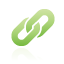 Link, green Black icon