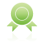 medal, green Icon