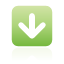 green, navigation, button, Down Black icon