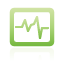 green, Oscilloscope Icon