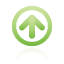 frame, green, Up, navigation Icon