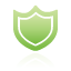 green, shield Black icon