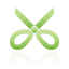 green, scissors Icon