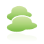weather, green, Clouds Black icon