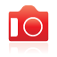 Camera, red Icon