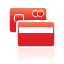credit, Cards, red Icon