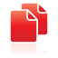 red, documents Icon