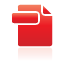 red, File, document Icon