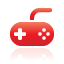 controller, Game, red Black icon