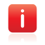 red, Information, button Crimson icon