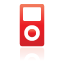 red, ipod Icon