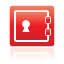 red, Safe Icon