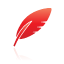 red, quill Icon