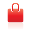 red, shopping, Bag Icon