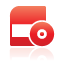 red, software Black icon