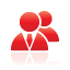 red, Users Icon