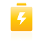 yellow, Battery Black icon