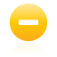 yellow, button, remove Icon