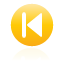 Begin, button, yellow Icon