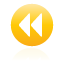 button, rew, yellow Black icon