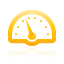 Dashboard, yellow Black icon