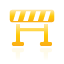 yellow, Construction Black icon