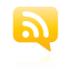yellow, Comment, feed Icon