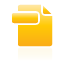 document, yellow, File Black icon