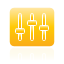 yellow, equalizer Khaki icon