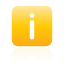 button, yellow, Information Black icon
