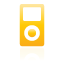 ipod, yellow Icon