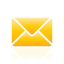mail, yellow Black icon