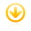navigation, frame, Down, yellow Icon