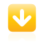 yellow, button, navigation, Down Icon