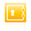 Safe, yellow Khaki icon
