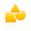 yellow, shapes Icon