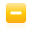 toggle, collapse, yellow Icon