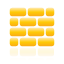 yellow, wall Icon