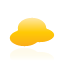 weather, Cloud, yellow Icon