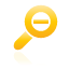 out, yellow, zoom Black icon