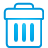 Blue, Basic, Bin Icon