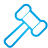 Blue, Basic, auction Icon