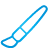 Blue, Basic, Brush Icon