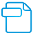 File, document, Blue, Basic DodgerBlue icon
