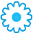 Basic, Blue, Gear DodgerBlue icon
