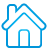 Home, Basic, Blue Black icon