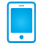 Blue, Mobile, Basic DeepSkyBlue icon
